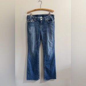 True Religion Women’s Boot Cut Jeans in Blue Wash